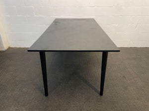 Black Dining Room Table 90cm X 180cm