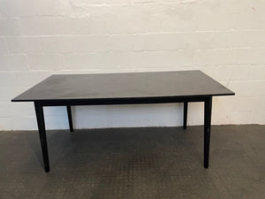 Black Dining Room Table 90cm X 180cm