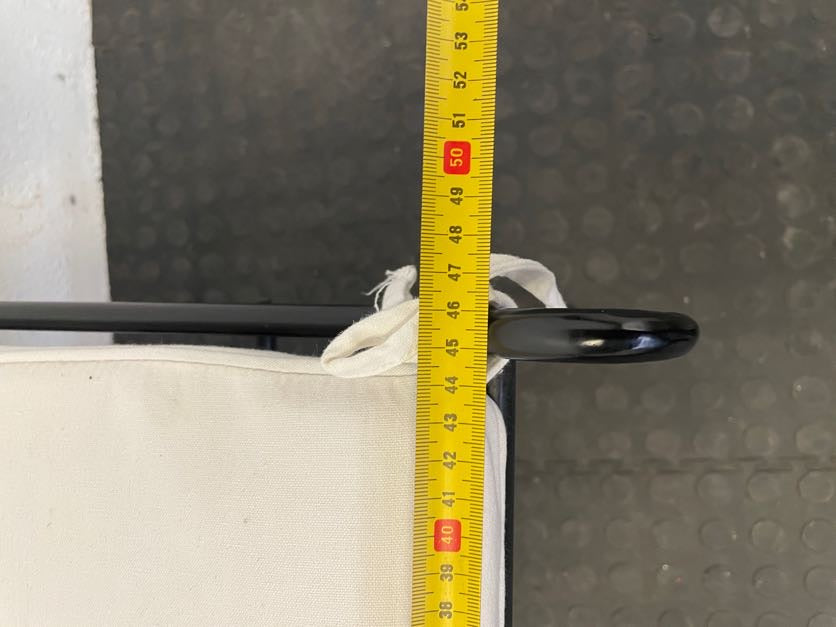 Black Framed Side Stool