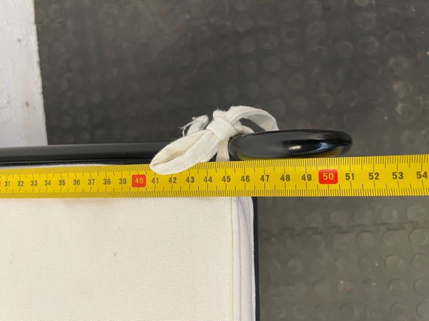 Black Framed Side Stool