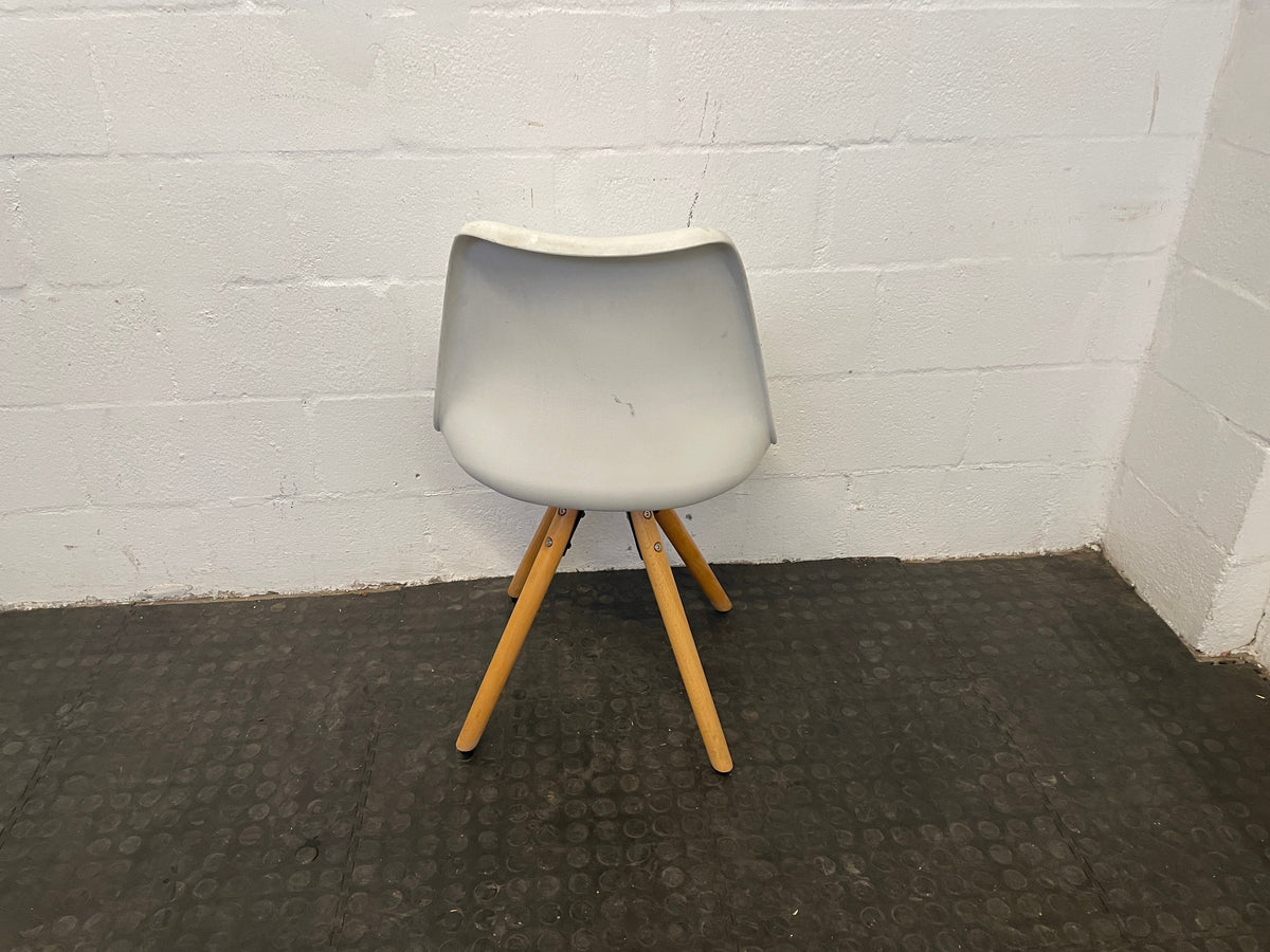 White &amp; Wood Dining Room Chair - PRICE DROP