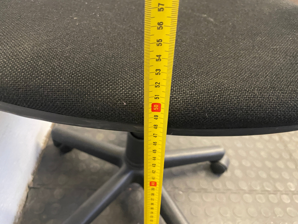 Black Mid Back Typist Chair with arms