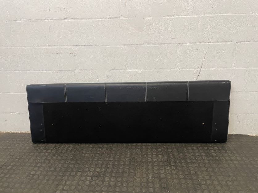 Black Queen Size Headboard With White Print - 2ndhandwarehouse.com