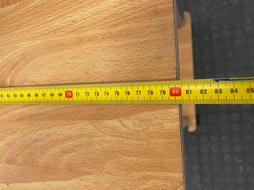 Light Print Study Desk On Wheels