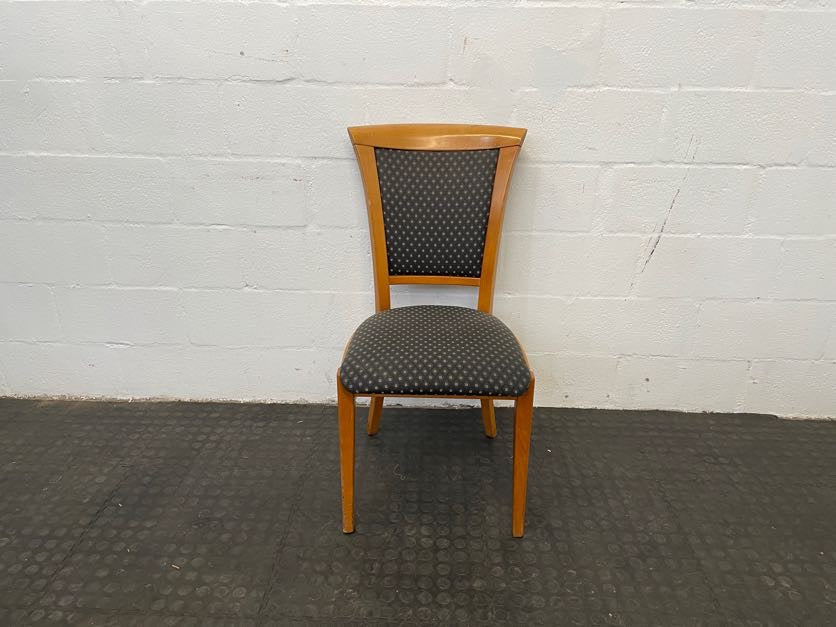 Oak Wood Printed Dining Chair - PRICE DROP - 2ndhandwarehouse.com
