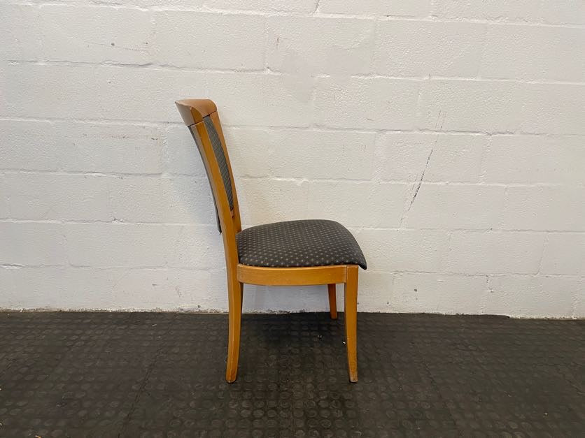 Oak Wood Printed Dining Chair - PRICE DROP - 2ndhandwarehouse.com