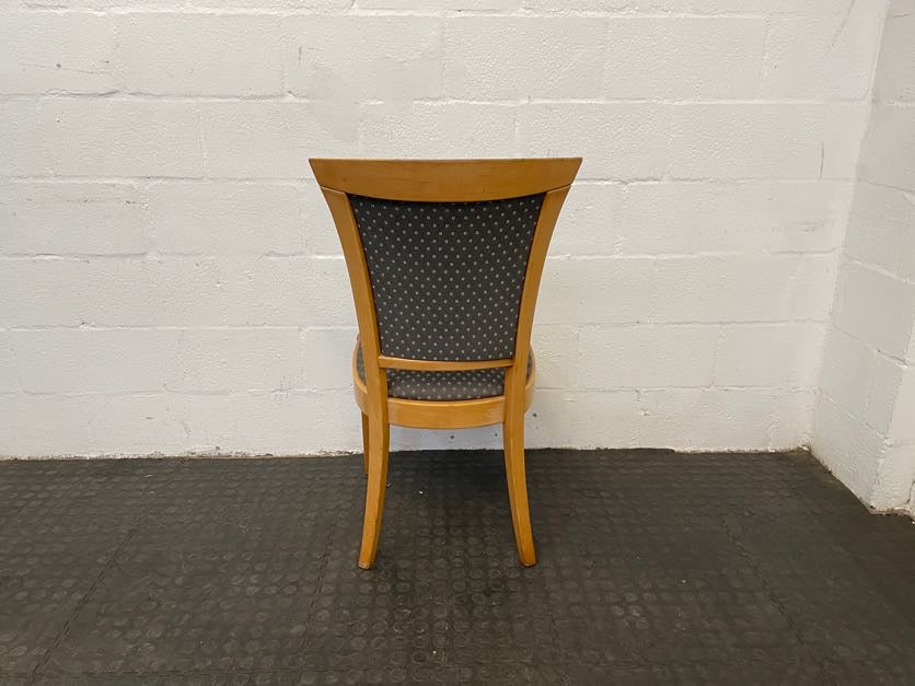 Oak Wood Printed Dining Chair - PRICE DROP - 2ndhandwarehouse.com
