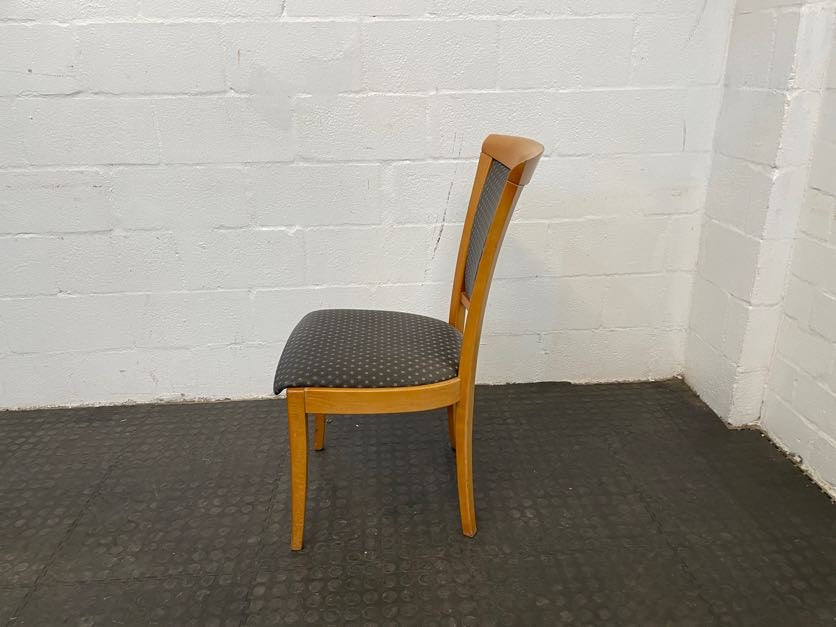 Oak Wood Printed Dining Chair - PRICE DROP - 2ndhandwarehouse.com