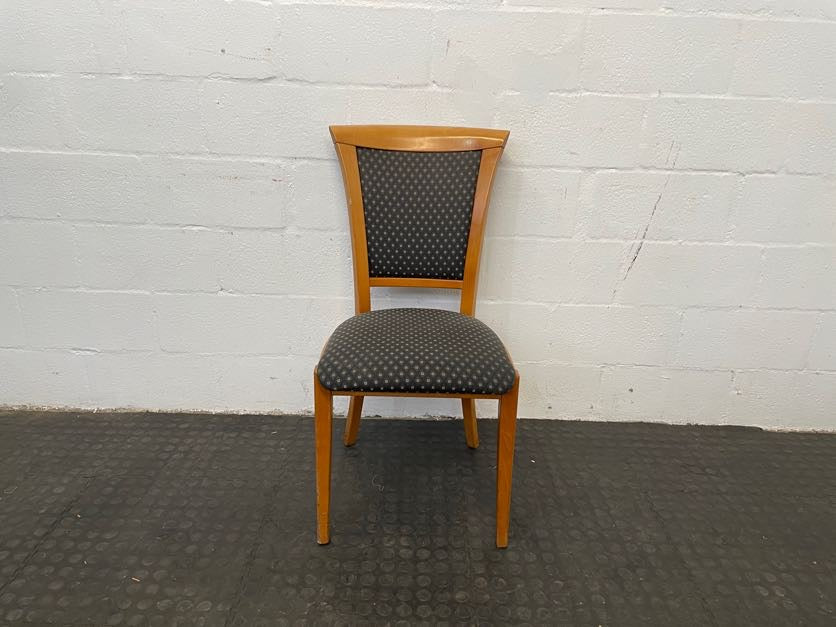 Oak Wood Printed Dining Chair - PRICE DROP - 2ndhandwarehouse.com