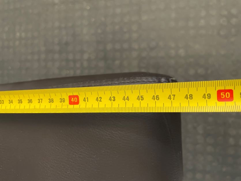 Brown Pleather Wood Bar Stool - PRICE DROP