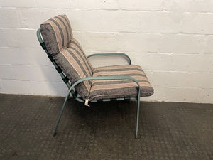 Green Frame Outdoor Chair With Cushion