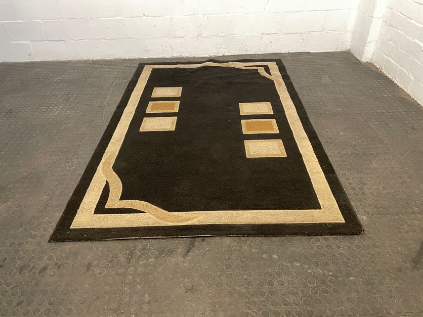 Glowbal Brown & Cream Carpet 145cm X 224cm - PRICE DROP