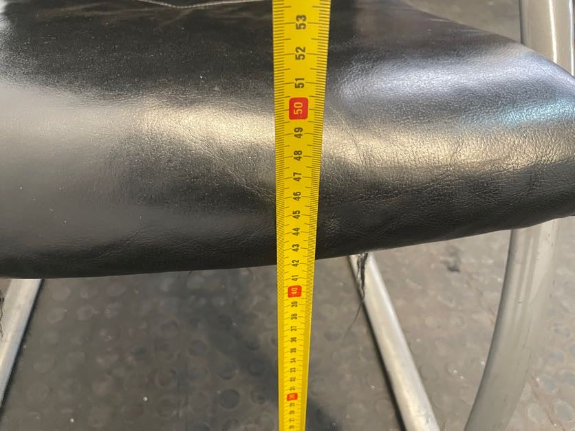 Grey Frame Pleather Visitors Chair - PRICE DROP - 2ndhandwarehouse.com