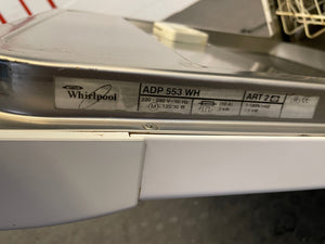 Whirlpool ADP553WH Dishwasher