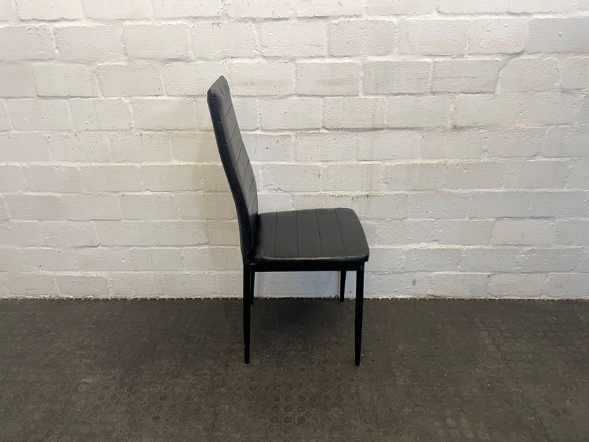 Black Lined Dining Room Chair - PRICE DROP - 2ndhandwarehouse.com