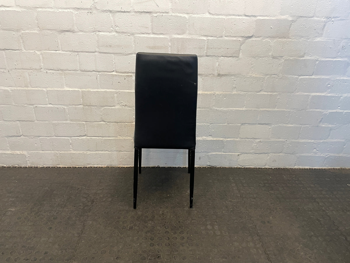 Black Lined Dining Room Chair - PRICE DROP - 2ndhandwarehouse.com