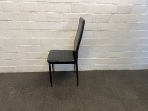 Black Lined Dining Room Chair - PRICE DROP