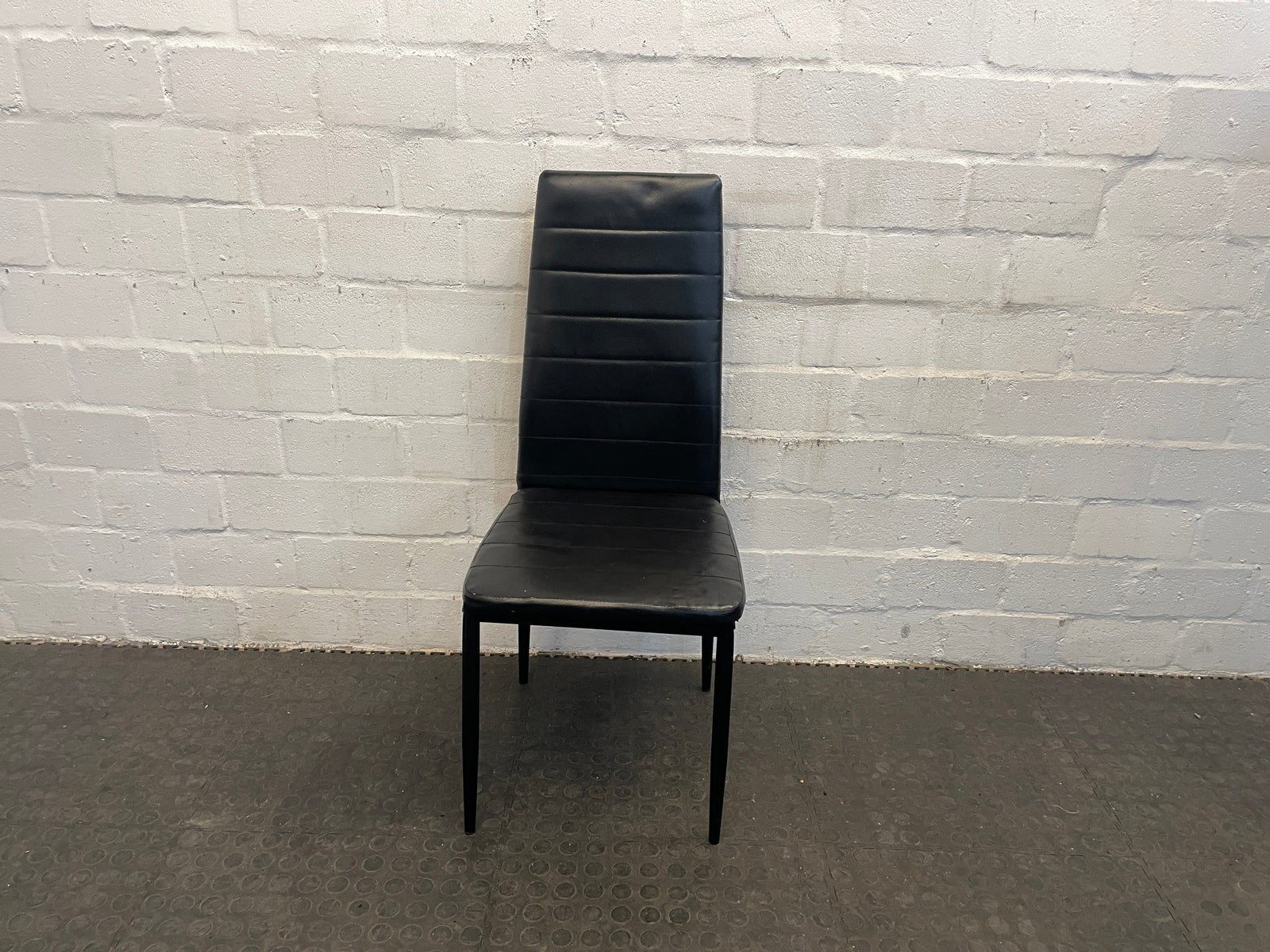 Black Lined Dining Room Chair - PRICE DROP - 2ndhandwarehouse.com