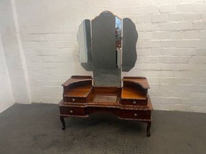 Antique 4 Drawer Dressing Table
