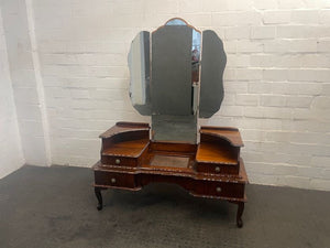 Antique 4 Drawer Dressing Table