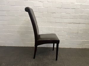 Brown Leather Like Dining Room Chair - PRICE DROP