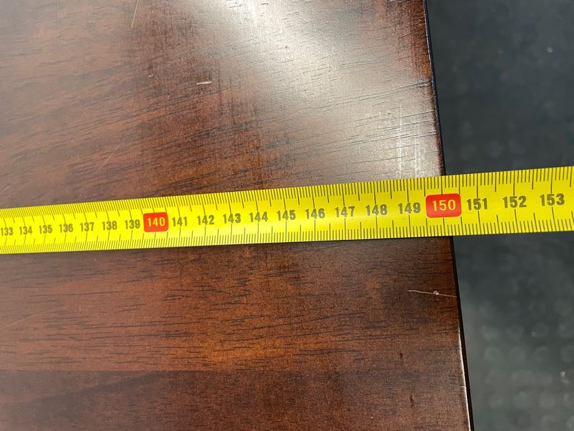 Brown Dining Room Table - has scratches