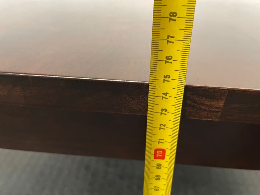 Brown Dining Room Table - has scratches