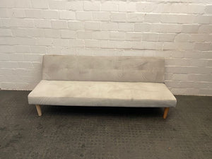 Light Grey Velvet Sleeper Couch