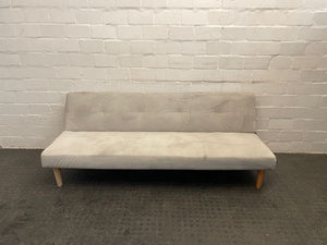 Light Grey Velvet Sleeper Couch