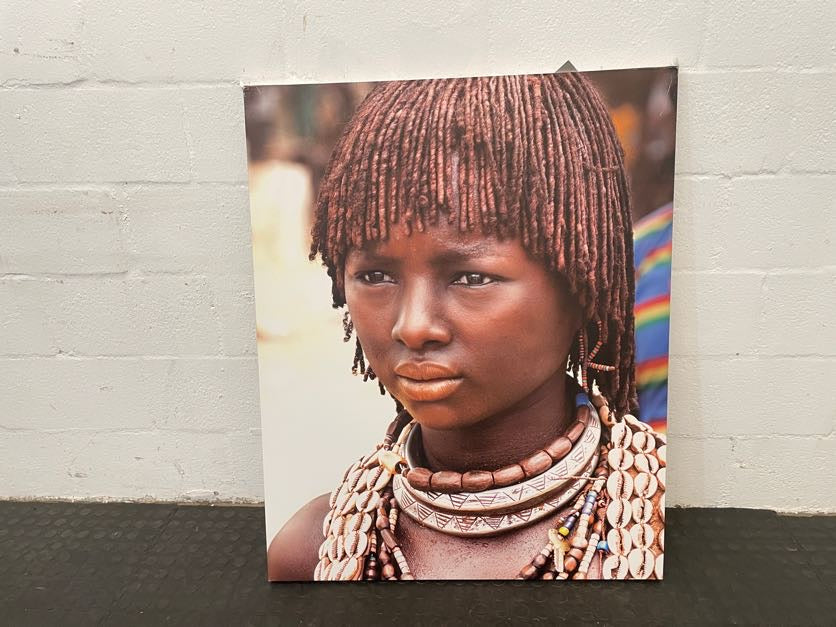 Ginger Dreads African Lady Canvas Art