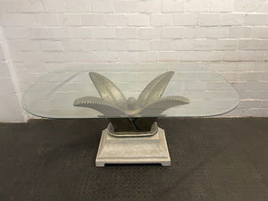 Tempered Glass Top Dining Room Table