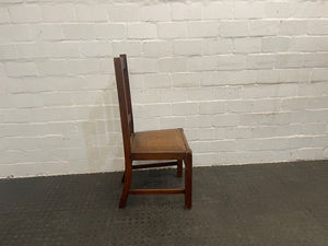 Wooden Brown Dining Chair - PRICE DROP