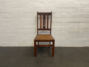 Wooden Brown Dining Chair - PRICE DROP