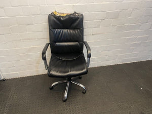 Pleather Office Chair (Ripped Top)