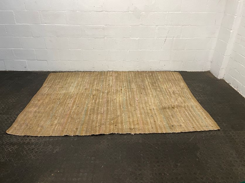 Light Brown Woven Rug - PRICE DROP