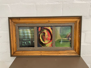 3 In 1 Brown Wooden Framed Art