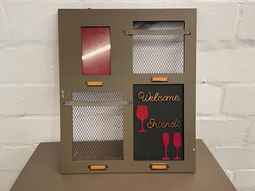 Welcome Friends Pamphlet Stand