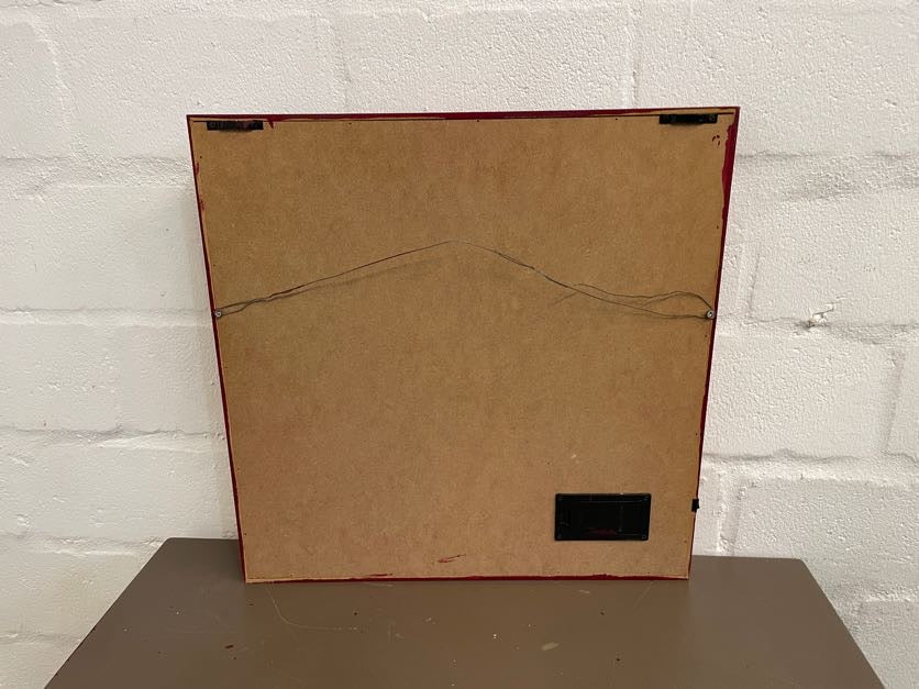 What I Love Red Framed Wall Art