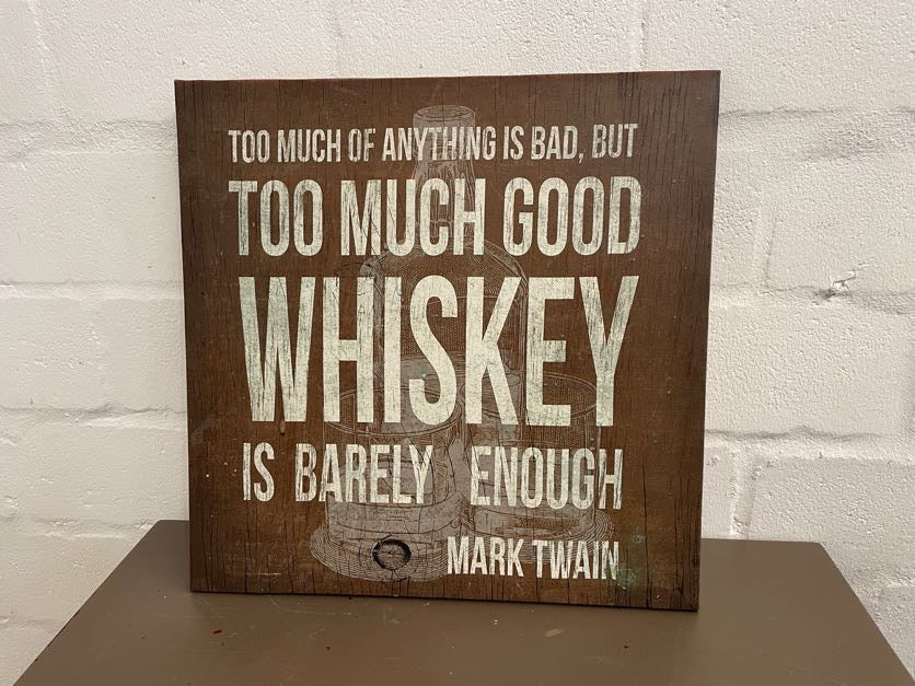 Brown Whiskey Canvas