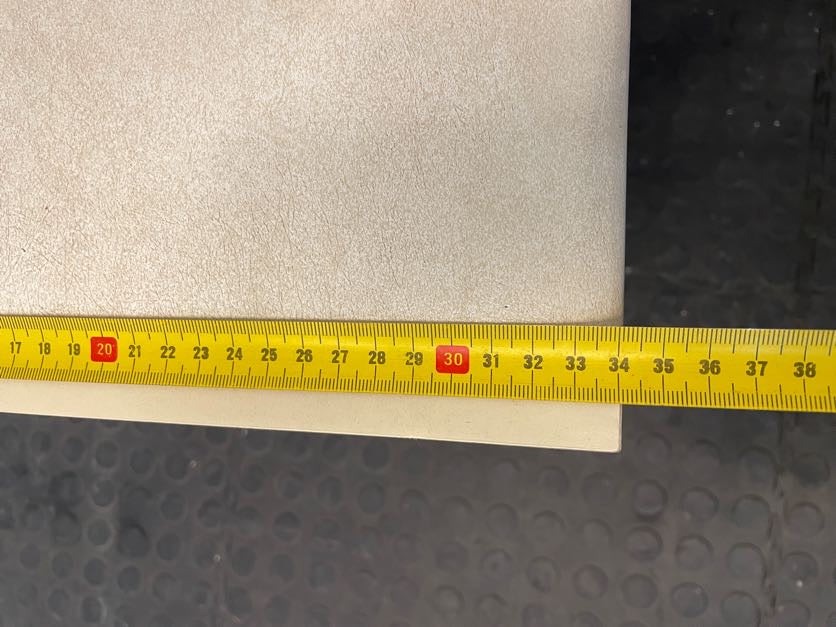 Cream Wooden Bed Side Table - PRICE DROP