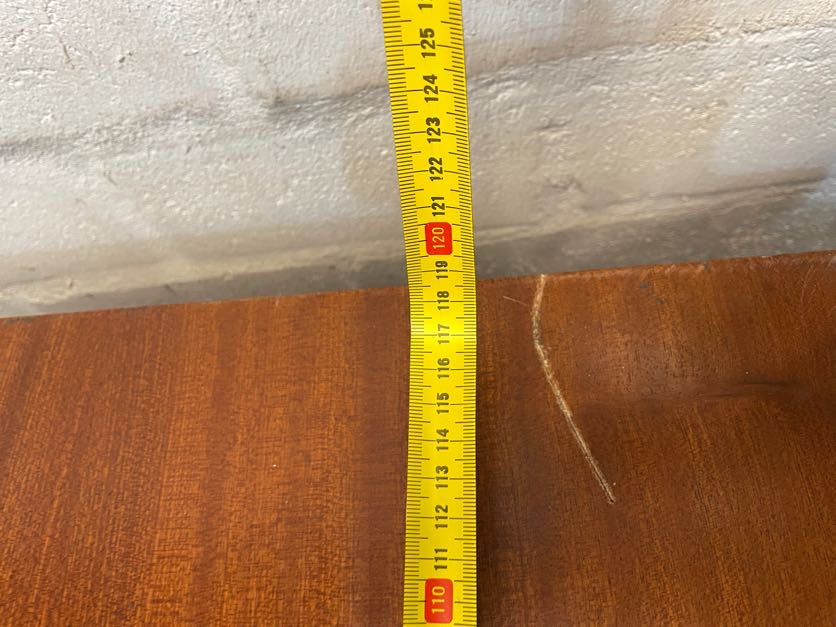 RHS 3 Drawer Desk (Chipped Edge)