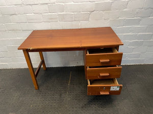 RHS 3 Drawer Desk (Chipped Edge)