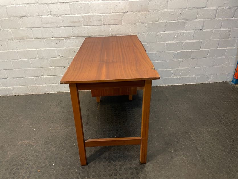 RHS 3 Drawer Desk (Chipped Edge)