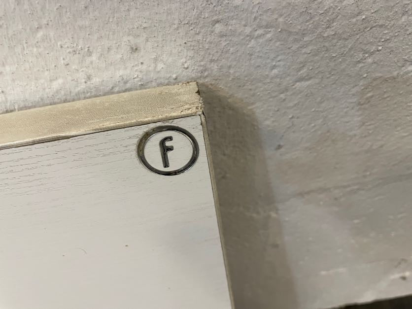 White Wooden King Size Headboard