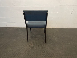 Blue Visitors Chair (Small Hole) - REDUCED - PRICE DROP