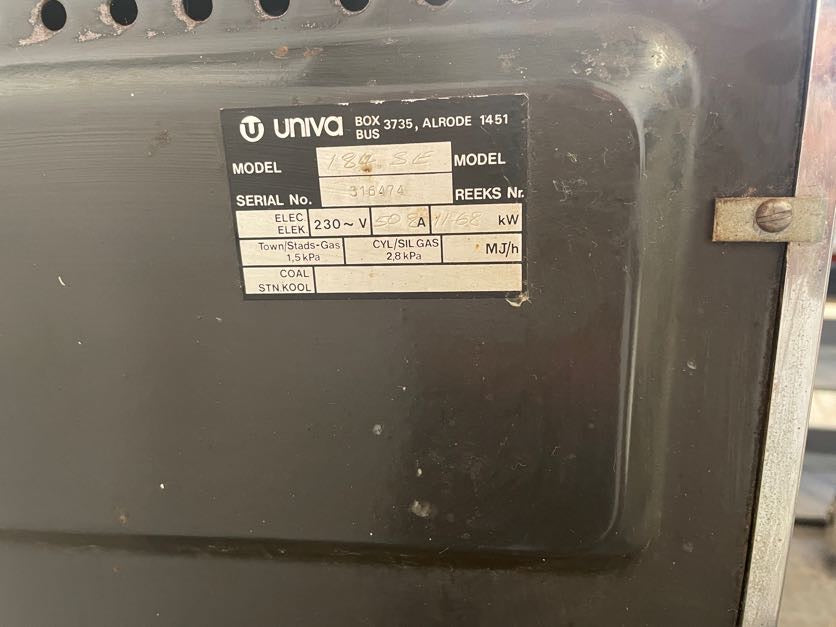 Univa 4 Plate Stove (Rusted Plates)