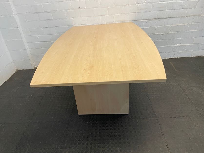 Light Oak Print Boardroom Table