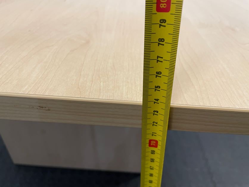 Light Oak Print Boardroom Table - REDUCED