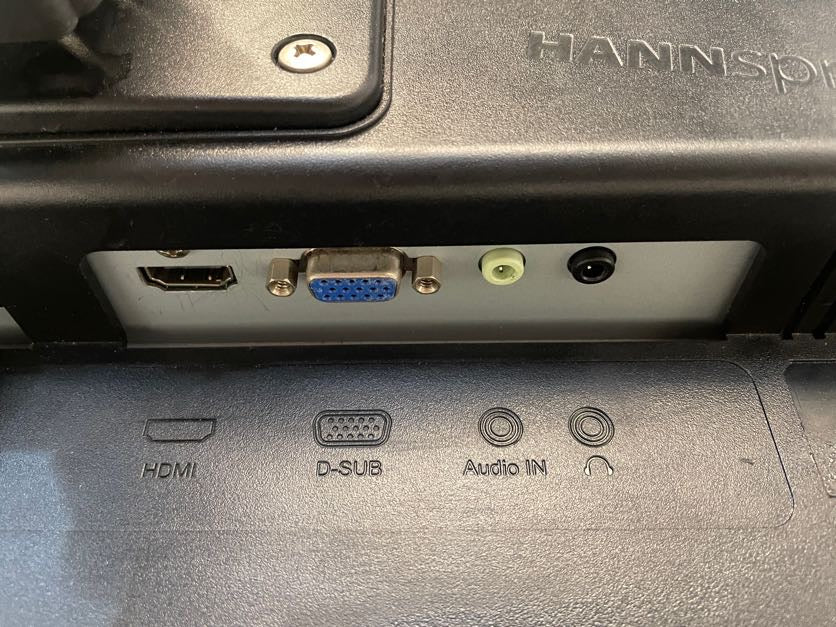 Hannspree 19 inch Monitor With HDMI & VGA Adjustable arm