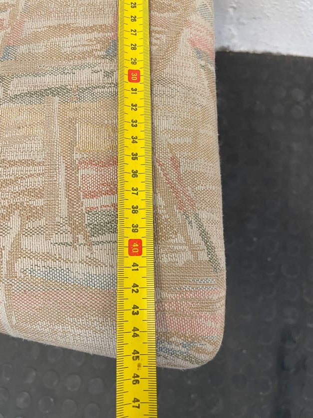 Pine & Cream Print Dining Chair - PRICE DROP - 2ndhandwarehouse.com